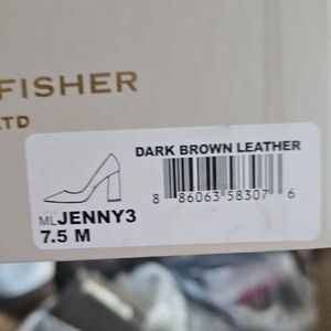 Marc Fisher Dark Brown Leather Heels